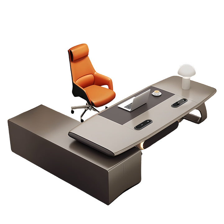 エグゼクティブデスク,オフィスデスク,社長机,社長室,R加工,焼付塗装