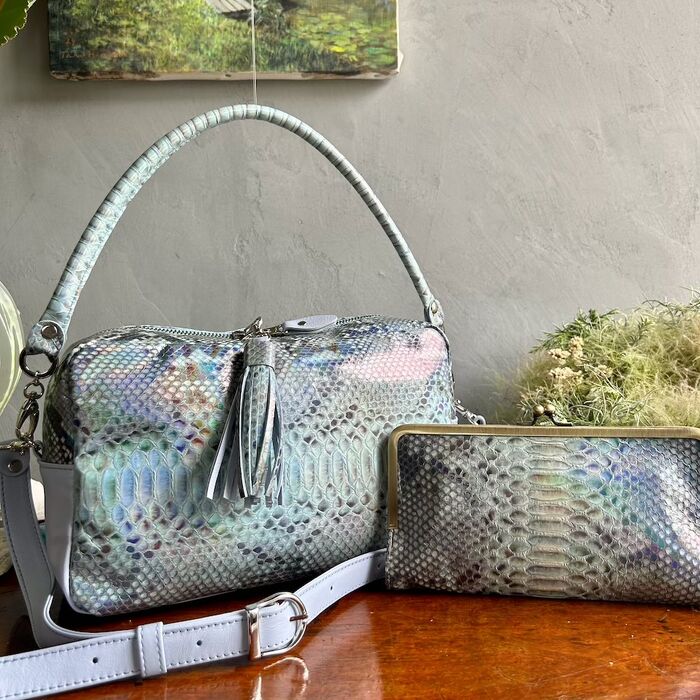 パイソン 蛇革を使ったバッグのメリット | 商品一覧 | クロコダイルの