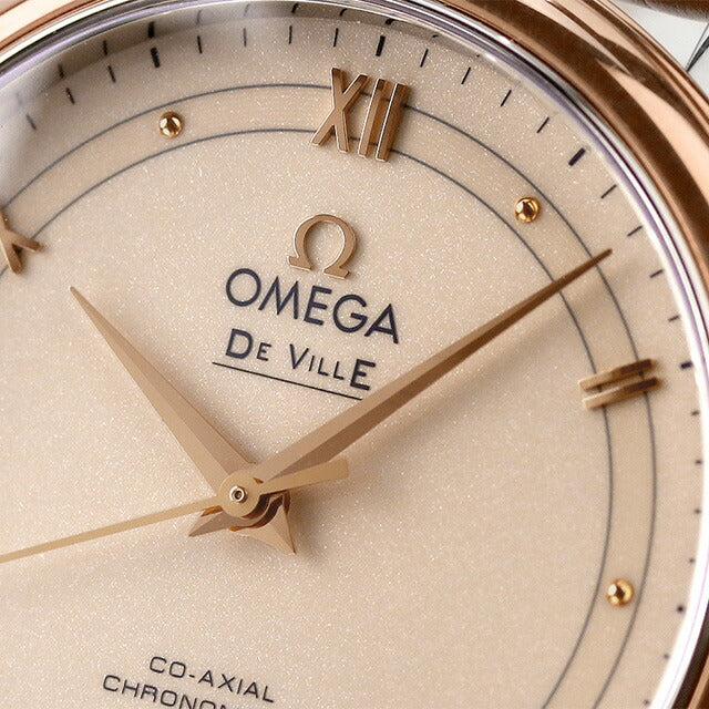 オメガ デビル プレステージ 37mm 自動巻き K18 機械式 腕時計