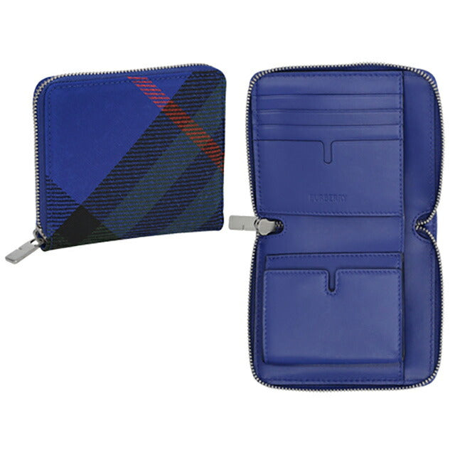 バ−バリ− 二つ折り財布 メンズ レディース ブランド BURBERRY