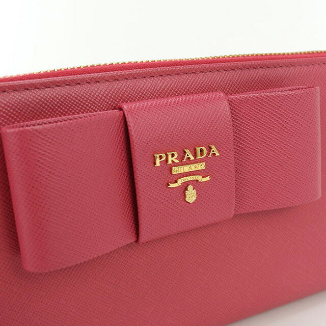 中古 プラダ 長財布ラウンドファスナー レディース ブランド PRADA