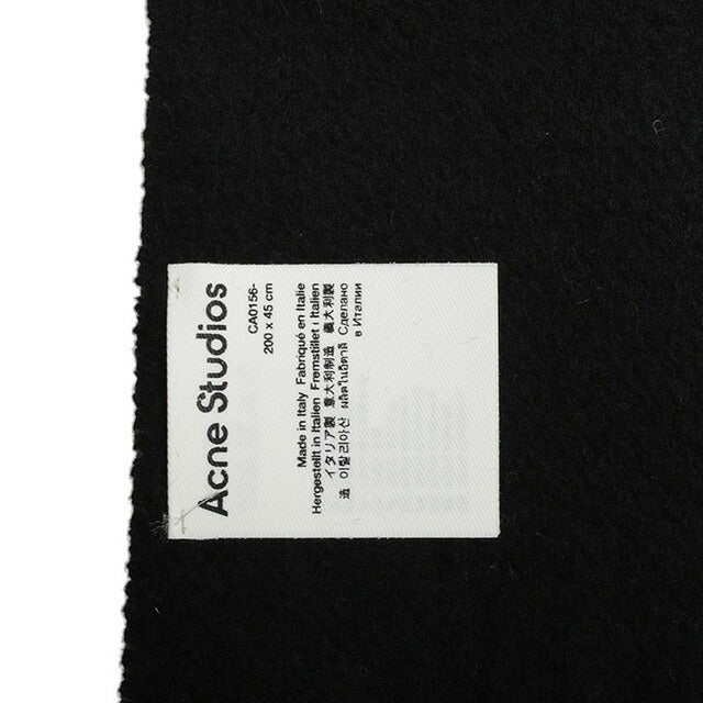 アクネ ストゥディオズ Acne Studios マフラー CA0156-900-BLACK