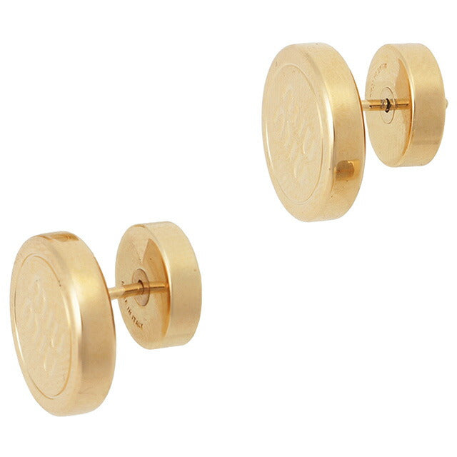 ミュウミュウ MIUMIU 5JO907 2F5I F0056 ロゴ メタル スタッド ピアス