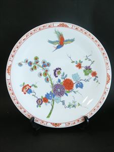 マイセン 柿右衛門写し 絵皿（大皿）