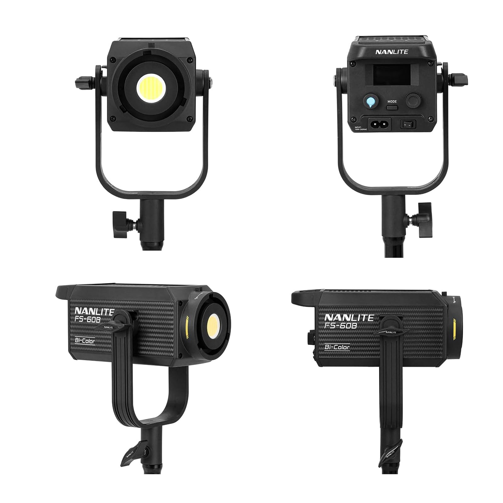 NANLITE FS-60B 撮影用LEDライト スポットライト 70W 2700-6500K