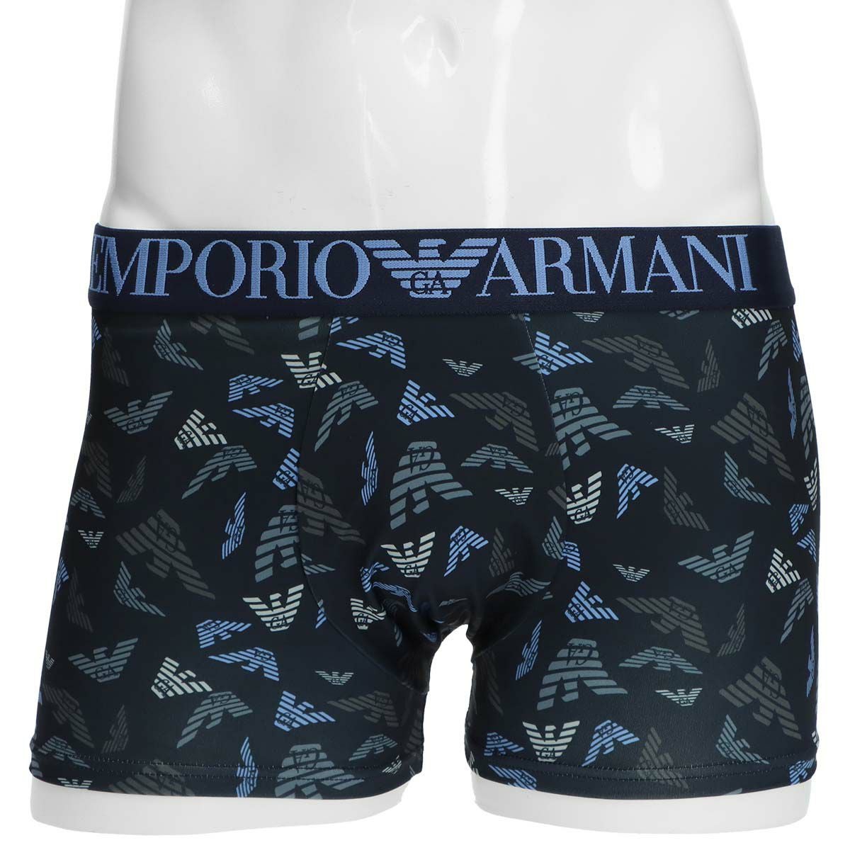 50%OFF EMPORIO ARMANI ALL OVER PRINTED マイクロファイバー ボクサー