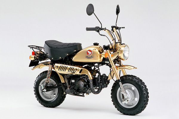 ホンダ ゴールドモンキー』眩しすぎる金色のモンキー！ メッキパーツを