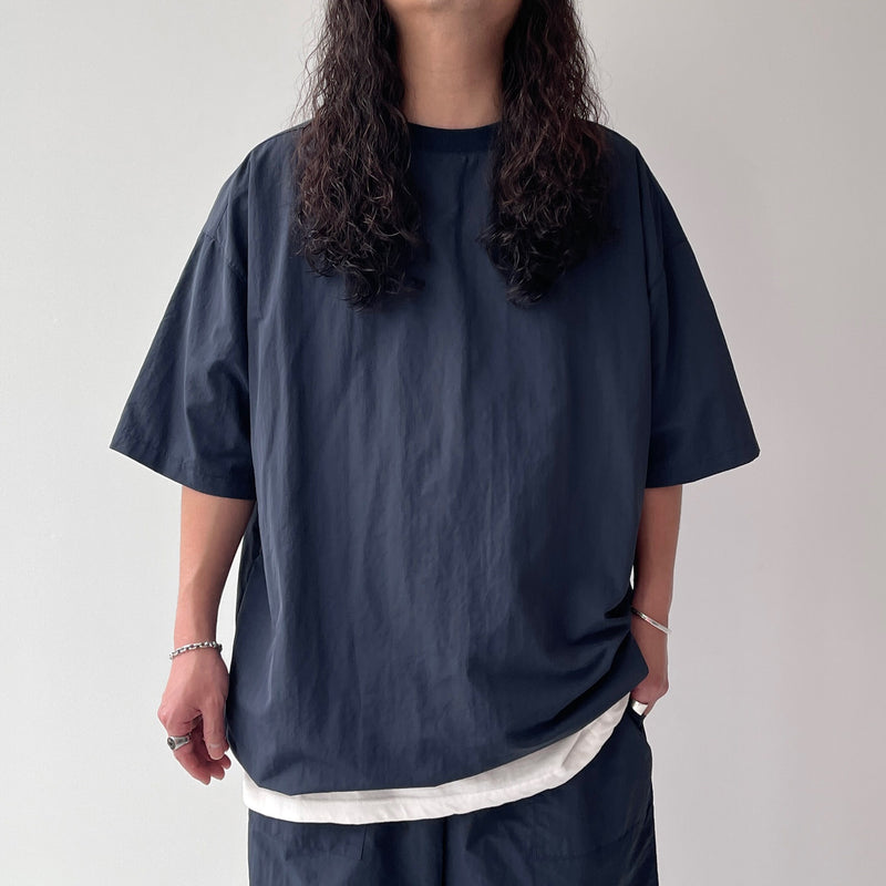 premium nylon setup / navy（プレミアムナイロンセットアップ