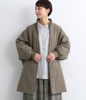 コットンナイロン中綿袖リブドルマンZIPコート（etrenne）の商品詳細
