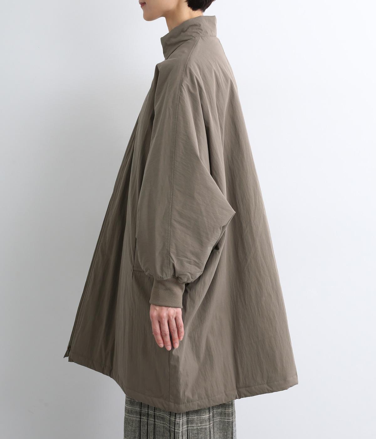 コットンナイロン中綿袖リブドルマンZIPコート（etrenne）の商品詳細