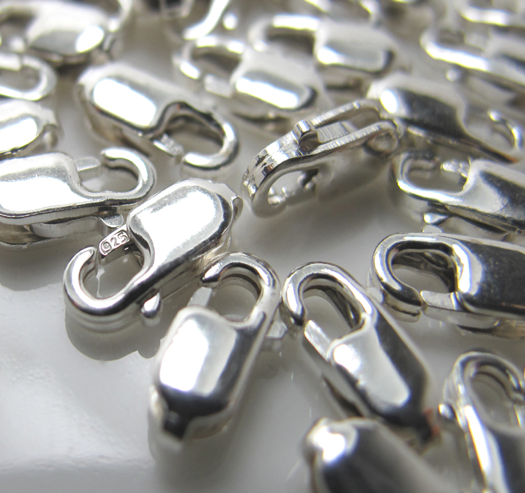 シルバー925ロブスタークラスプ留め金具卸売り通信販売店