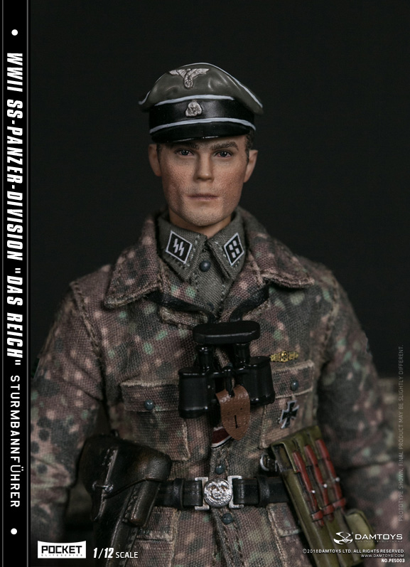 DAMTOYS 1/12 POCKET ELITE SERIES WWII SS-PANZER-DIVISION 