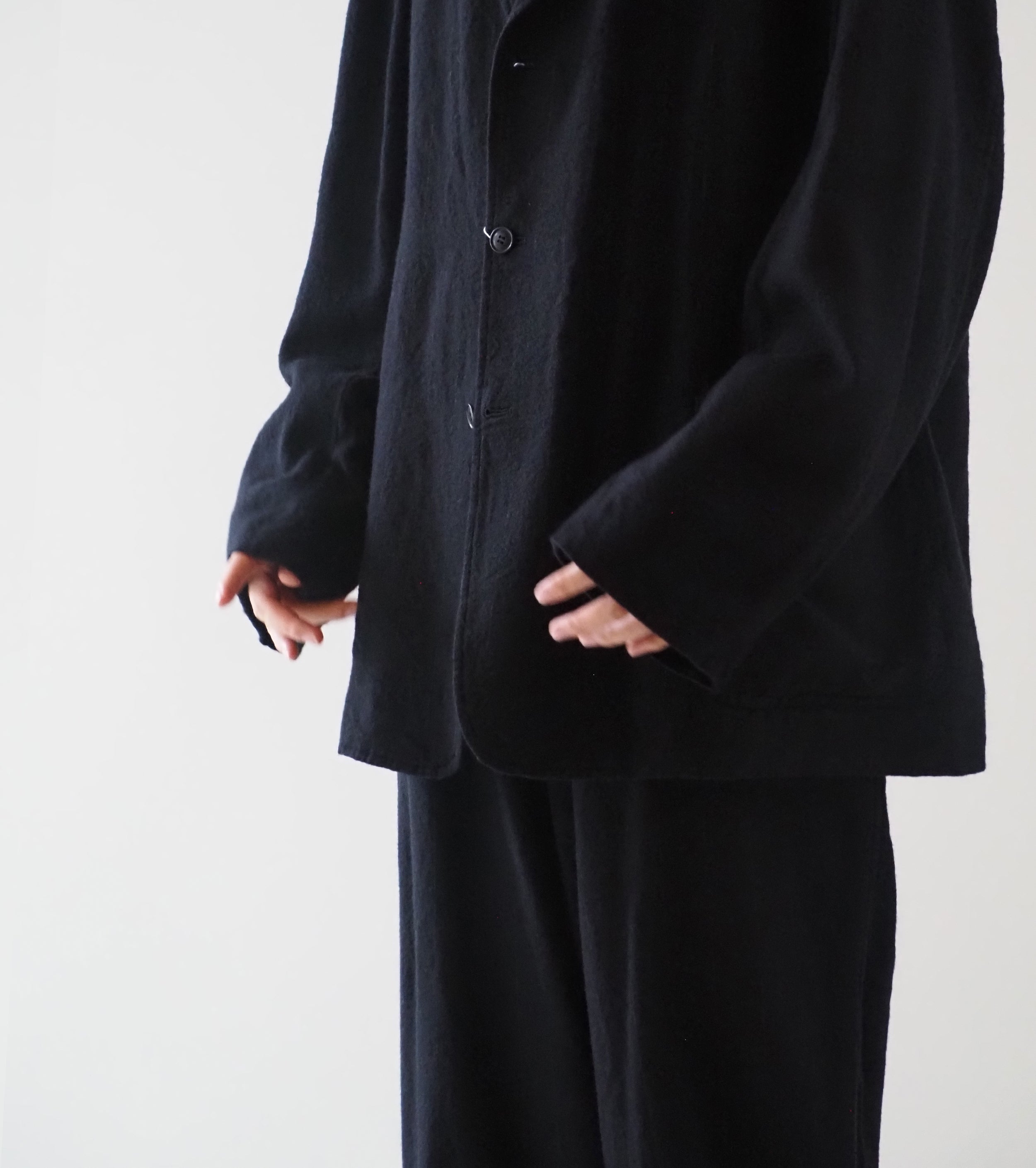 COMOLI ストライプ ジャケット,Stripe – Navyblue