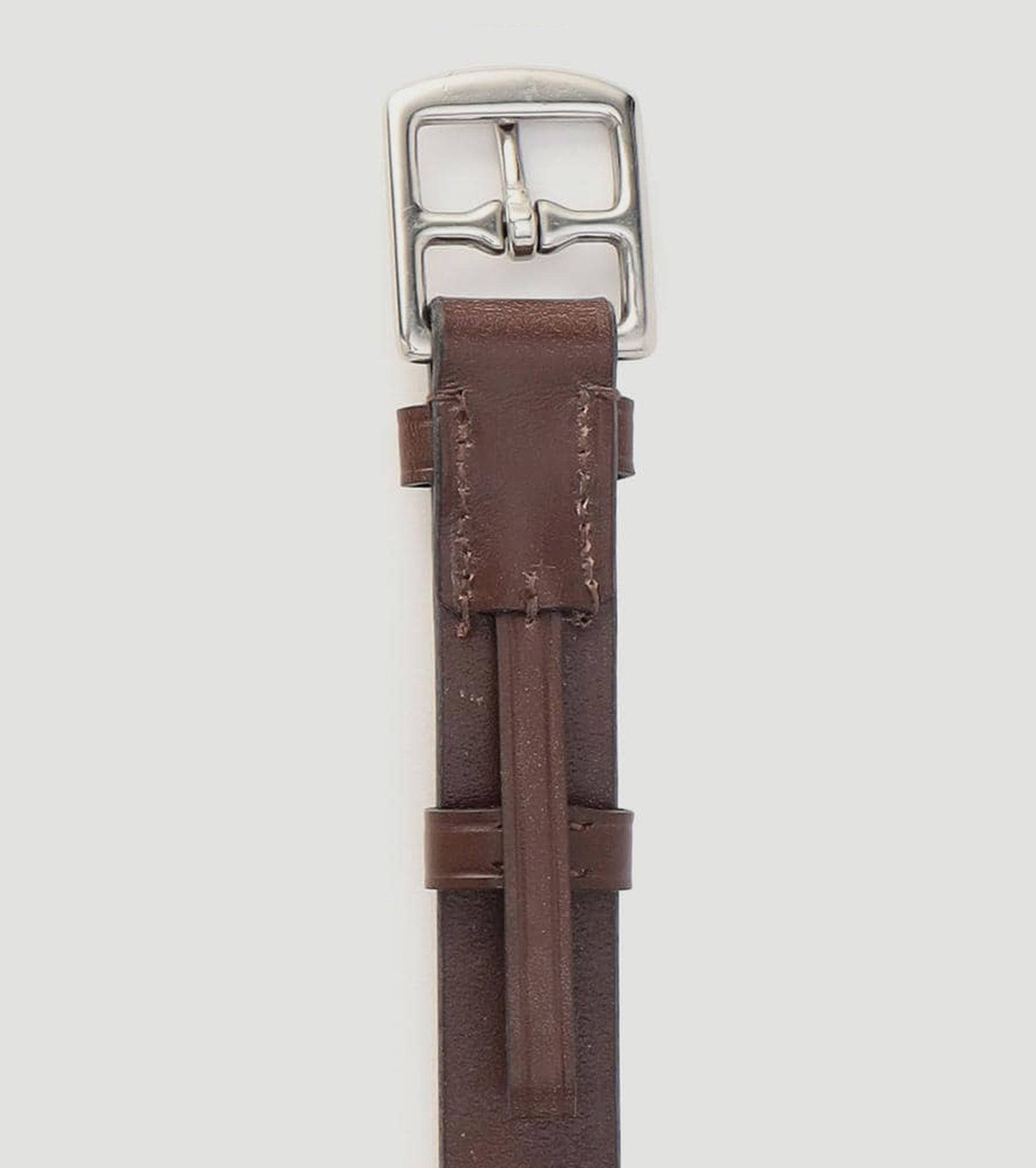 Brady STIRRUP BELT 1in-SILVER , French Tan – Navyblue