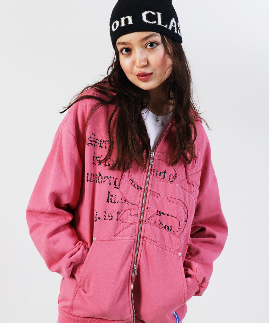 SEQUENZ（シークエンズ）】SQNZ ZIP P/K / ジップパーカー 裏起毛