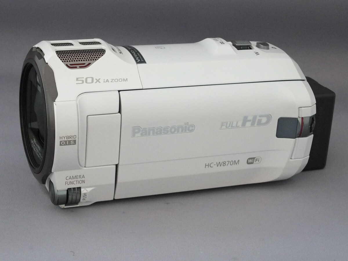 新品未使用♪パナソニック ビデオカメラ HC-W870M ホワイト 付属品完備