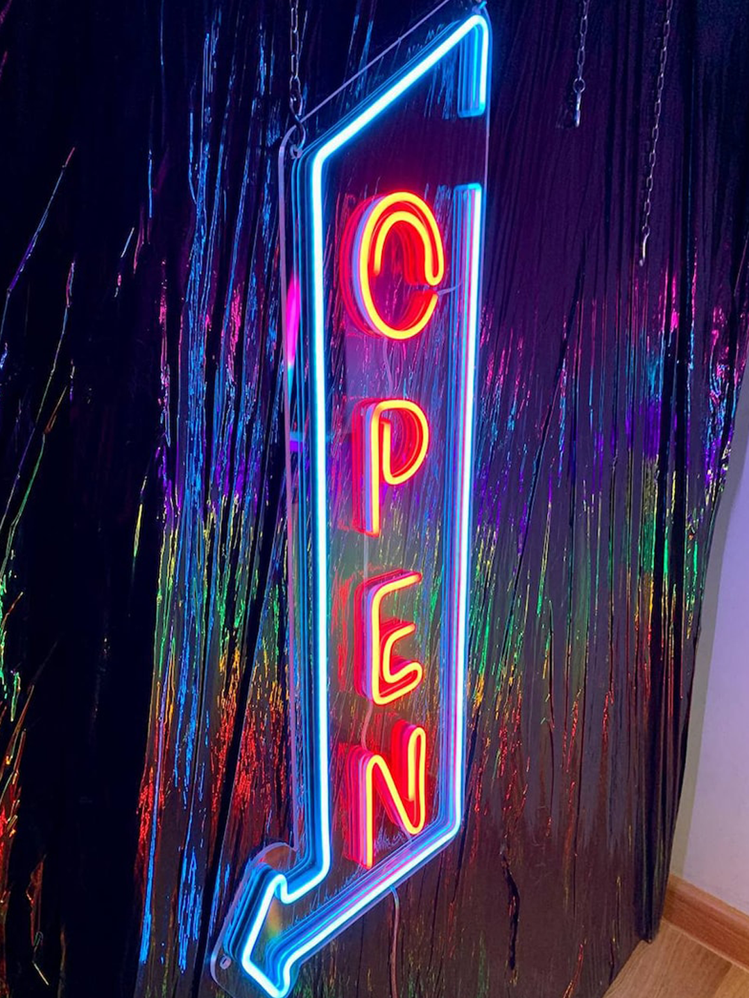 オーダーメイド ネオンサイン OPEN （LL ） ネオン管 照明 店舗装飾