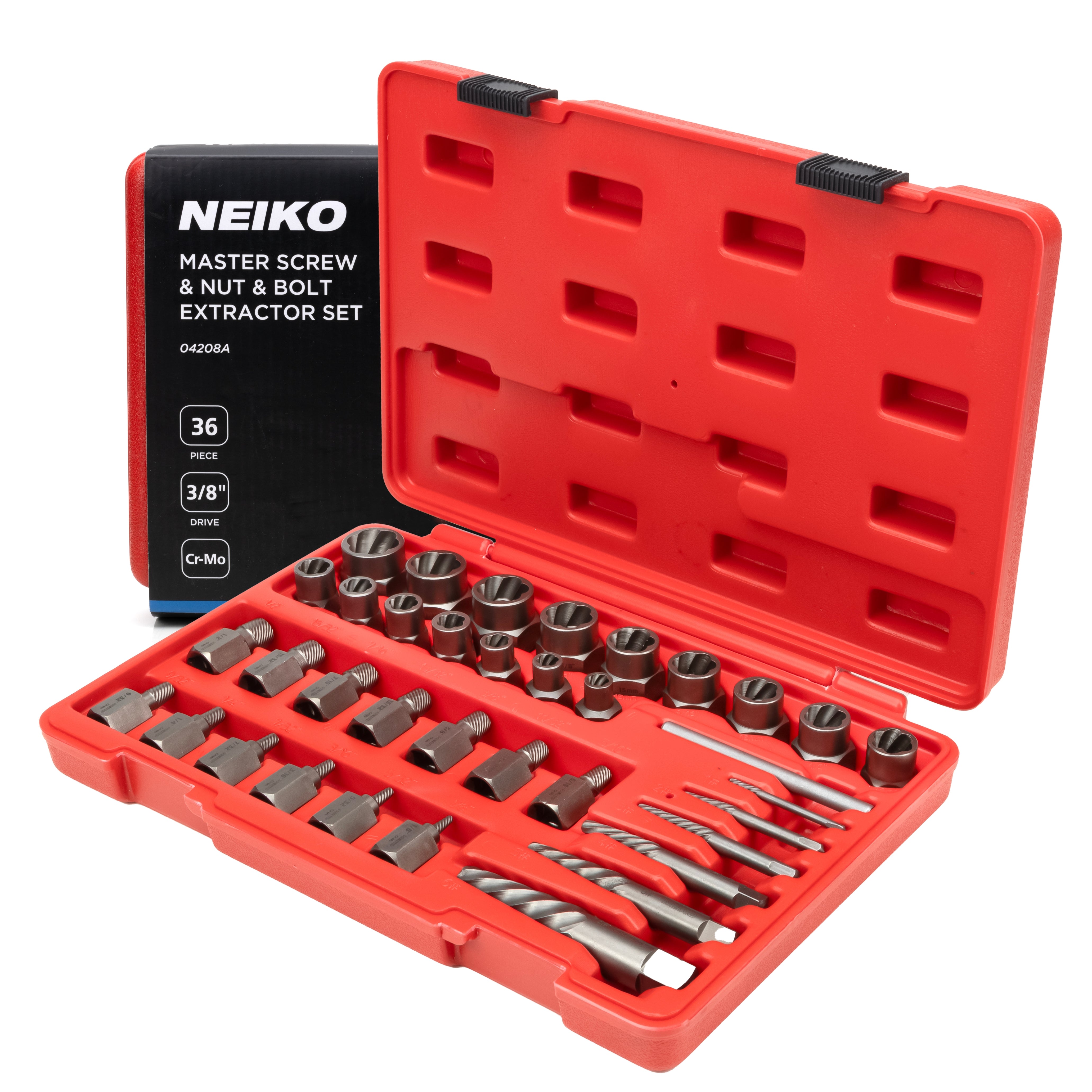 NEIKO Master Bolt & Nut Extractor Socket Set – Deep & Sha – NEIKO®