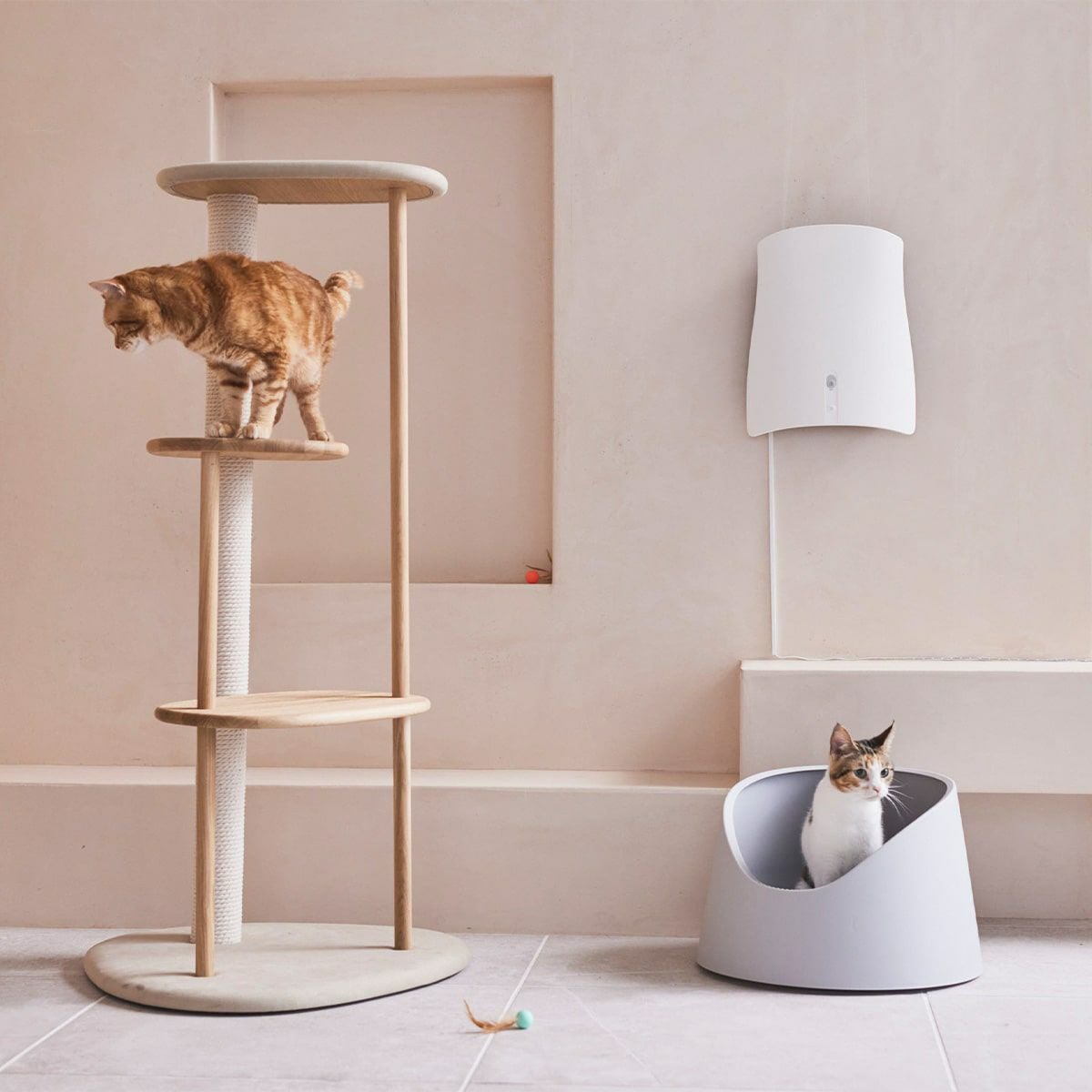 QAIS-air-04A1J ペット専用除菌脱臭機 クワイスエアー 壁掛け型 UV