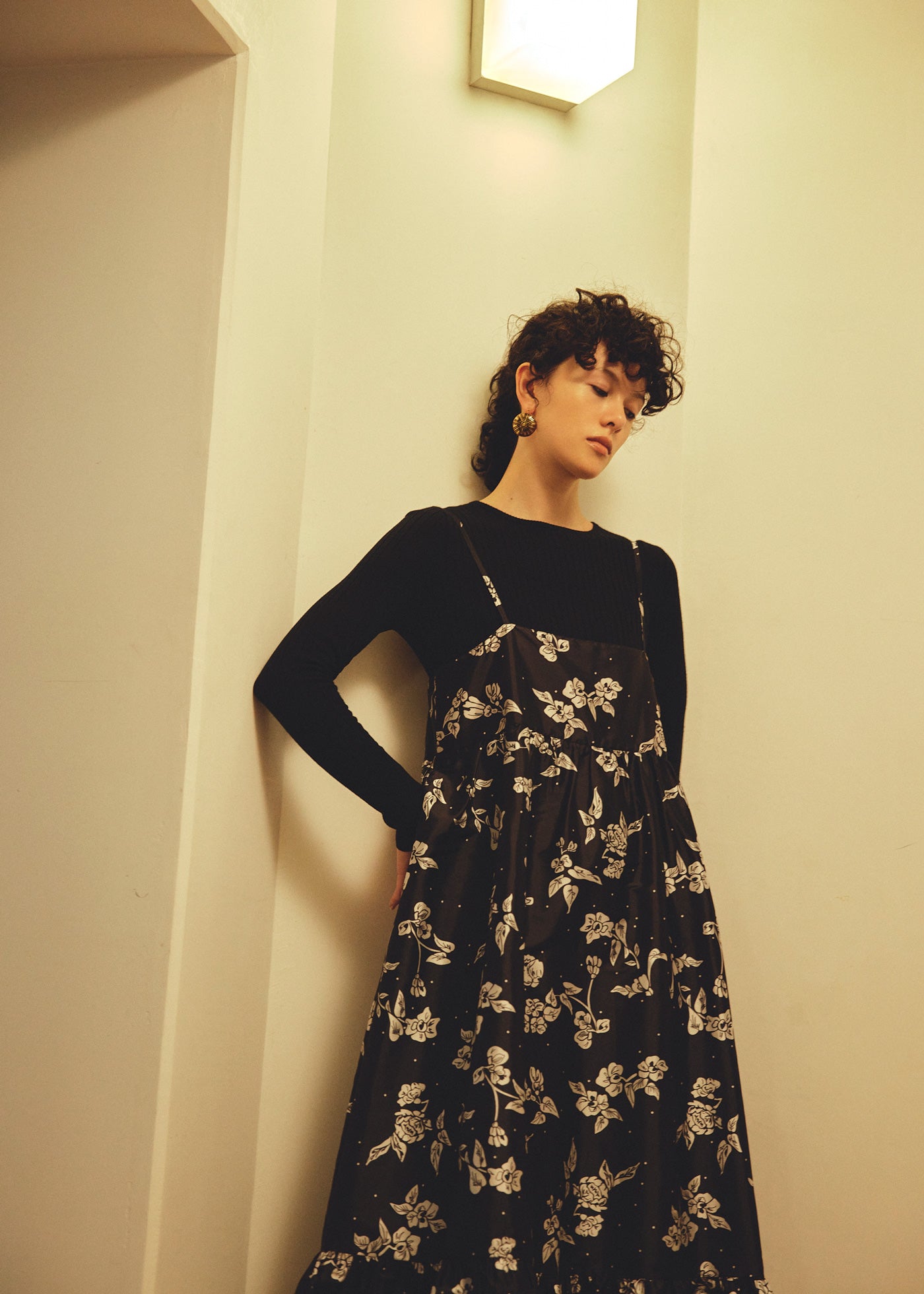 Poly Dupion Flower Print Cami Dress | Pasand by ne Quittez pas