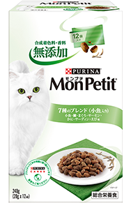 販売終了しました】モンプチ ボックス 7種のブレンド小魚入り 240g