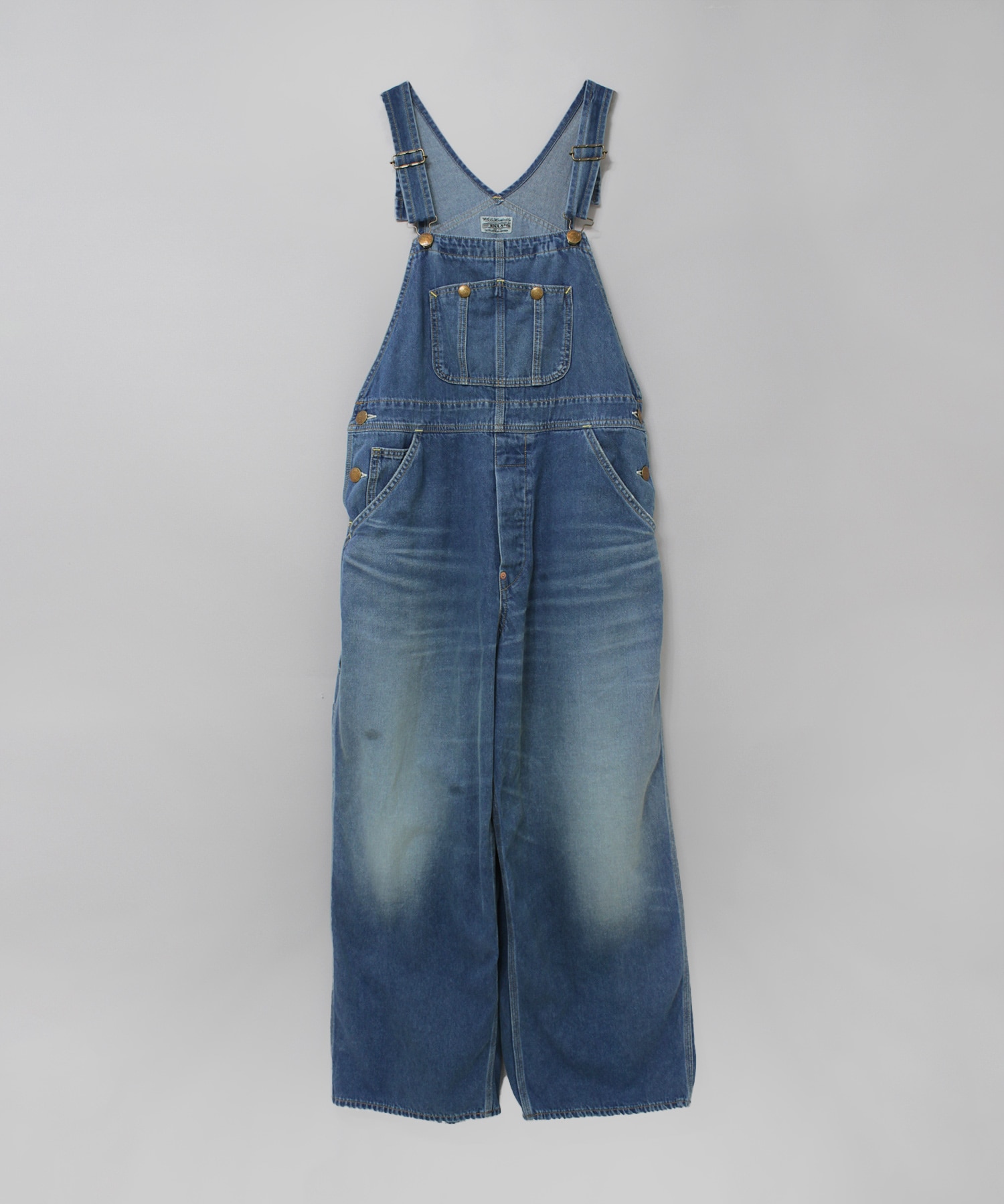 O0750 オーセンティックデニムオーバーオール(F 中加工