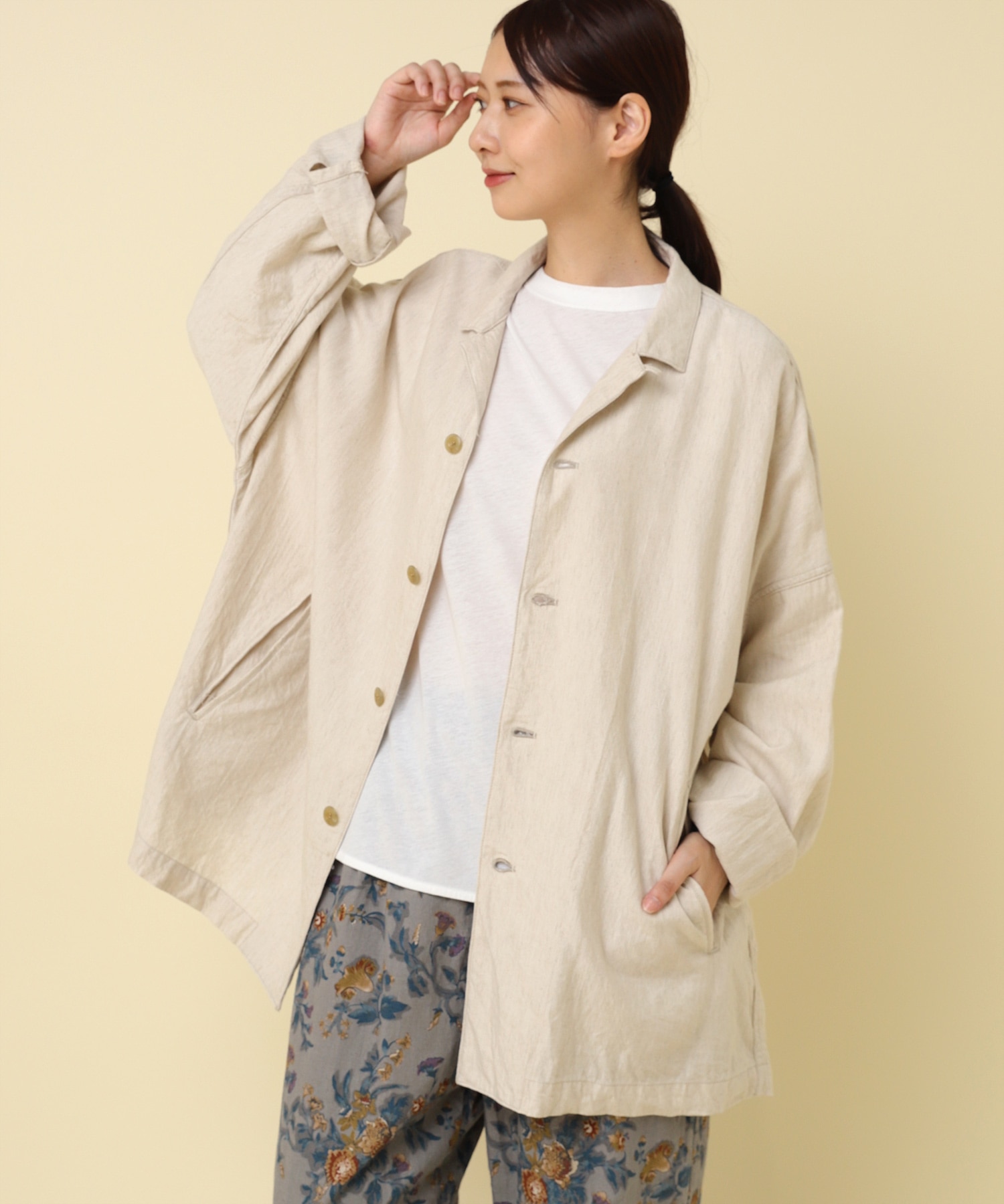 J2137 ちび衿ワークジャケット(F ブラック): アウター - RNA ONLINE