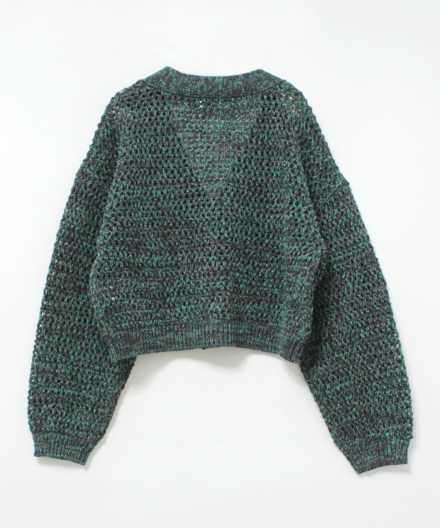 K2684 ミックスヤーンカーディガン(M グレーベース): トップス - RNA