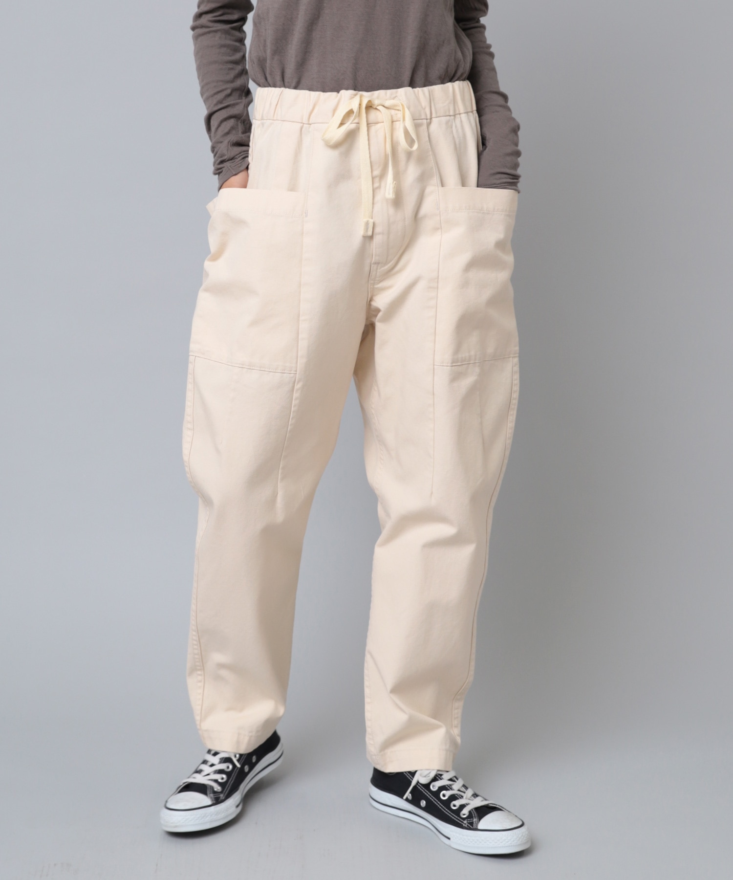 R4174 スプリングフレンチワークパンツ(M ナチュラル): パンツ - RNA