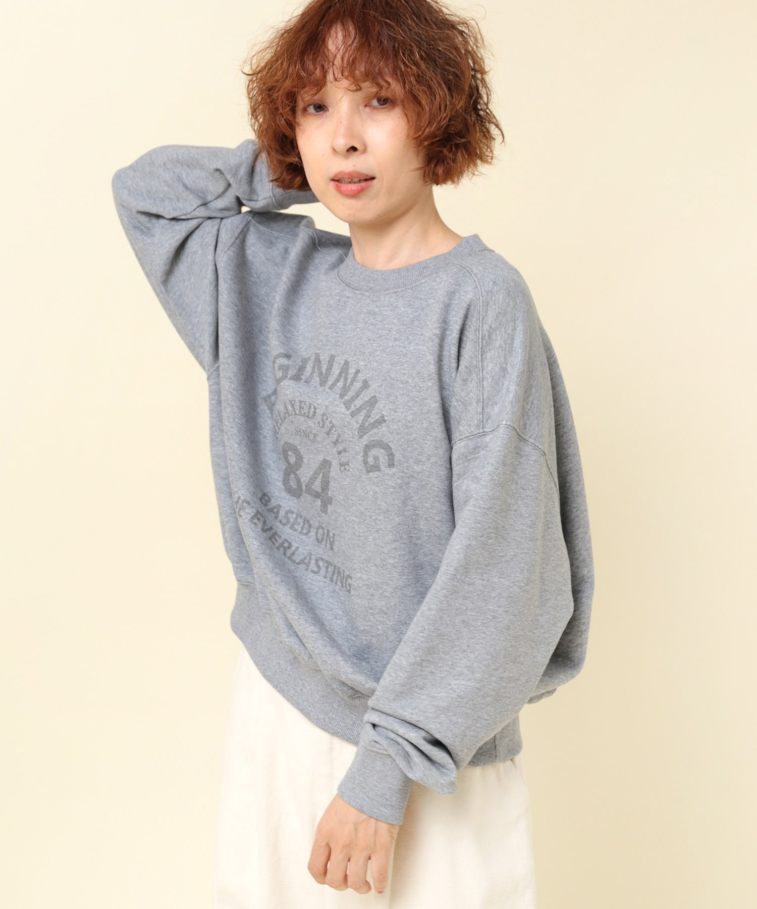 M2342 サークルロゴスウェット(M 杢グレー): トップス - RNA ONLINE