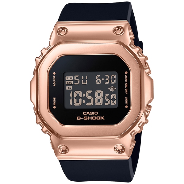 G-SHOCK メタルケース GM-S5600PG-1JF クォーツ(ピンクゴールド): G