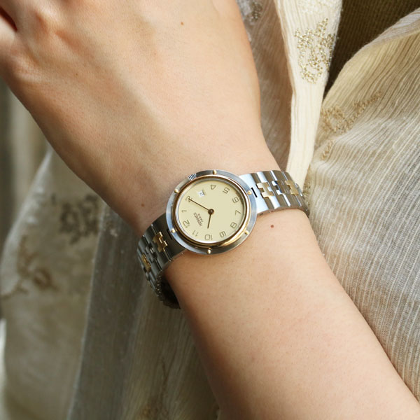 HERMES - 仕上済 - ヴィンテージ エルメス オリンピア クォーツ 中古