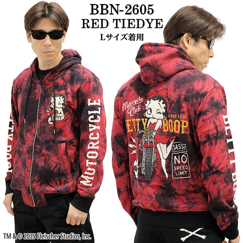 BETTY BOOP NEVERMIND HOODIE SWEATSHIRT F/Z PARKA ベティーブープ