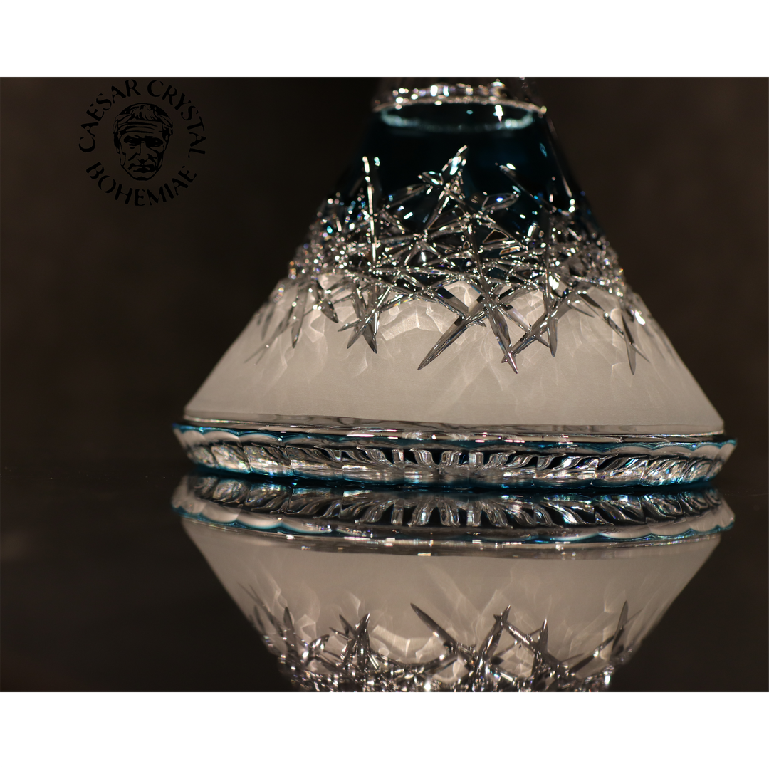 シーシャ ベースボトル｜Hookah base Hoarfrost down【Clear×Blue