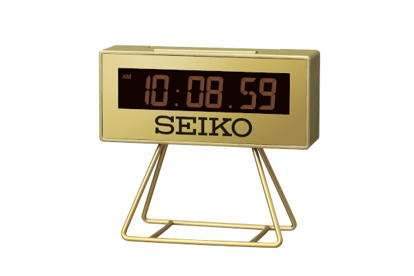 セイコー、東京2025世界陸上を記念したミニスポーツタイマークロック