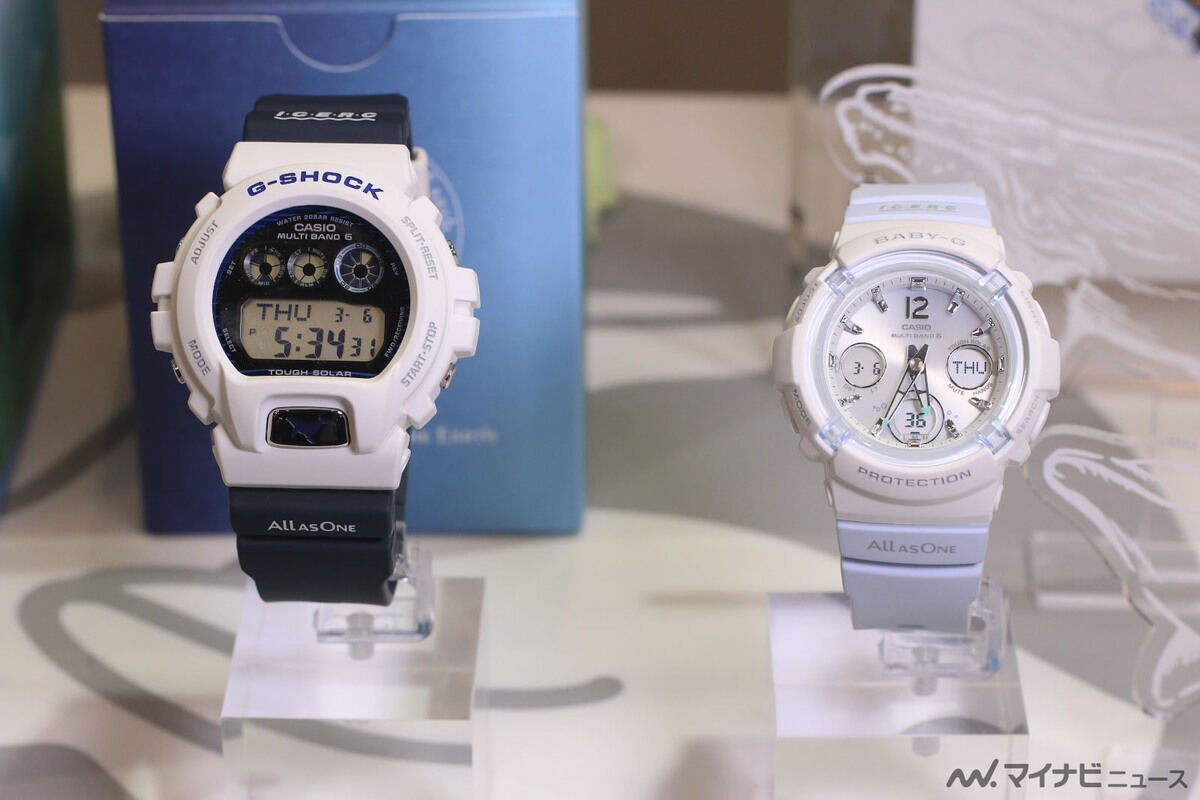カシオ 2025年8月発売のG-SHOCK／BABY-Gを実機写真で！ | マイナビニュース