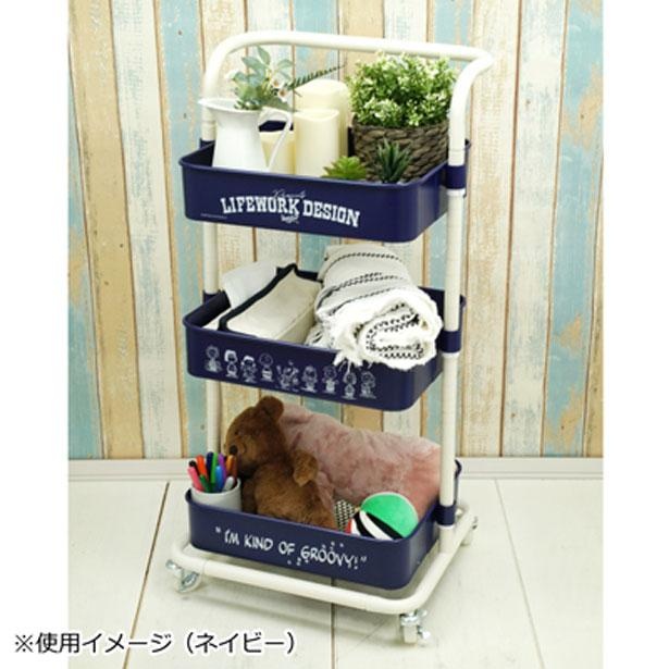 スヌーピーのキャスター付きワゴンで収納上手に！家の中のあらゆる場所