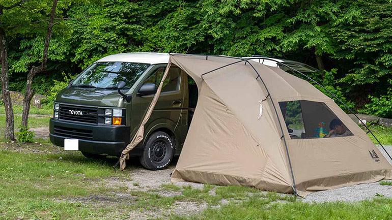 レビュー】車中泊キャンプが快適に！ogawa「カーサイドリビングDX-2