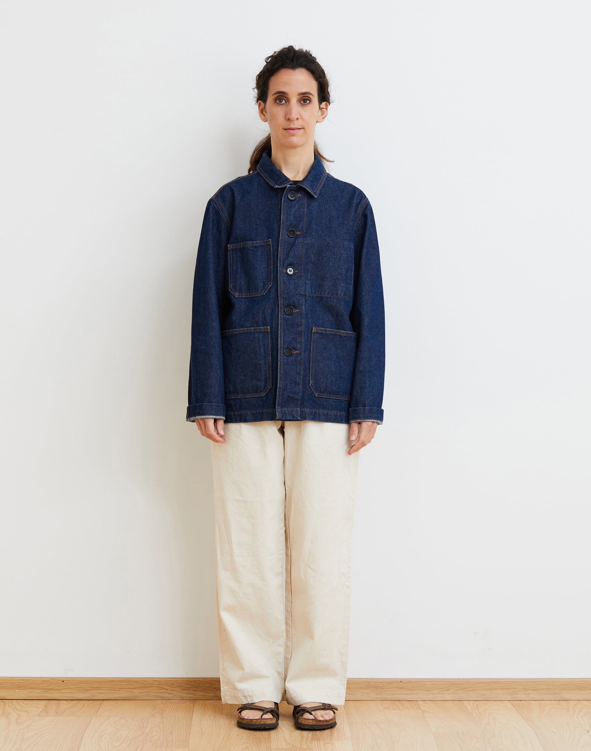 Chore Unisex Jacket – Raw Denim – Nimesba