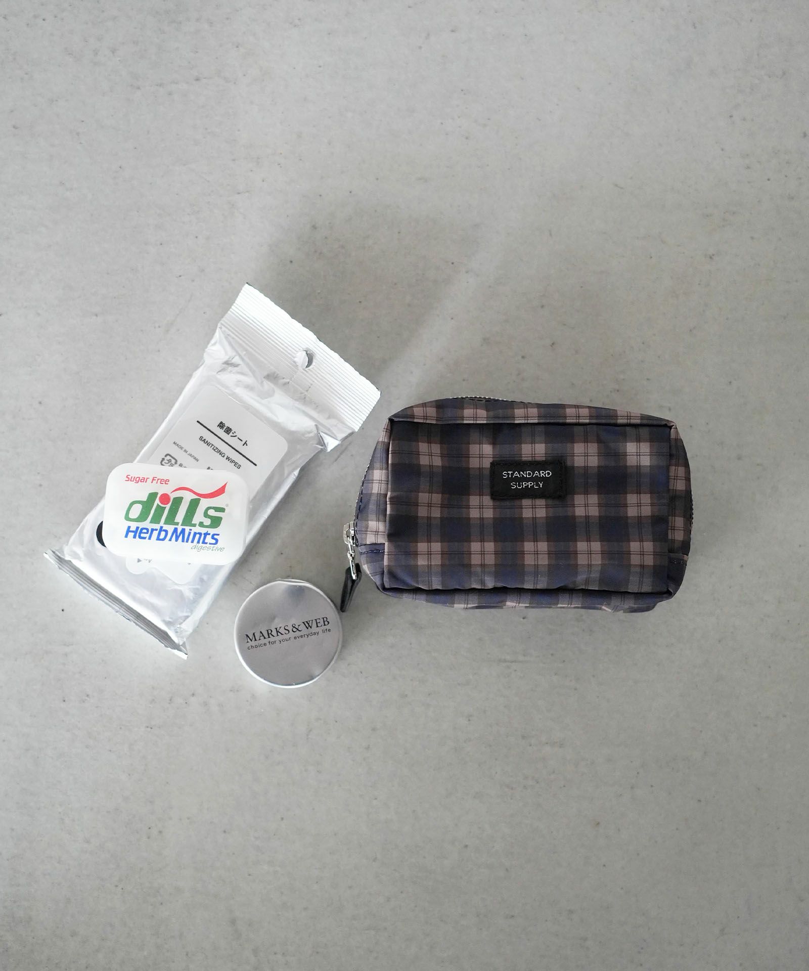 WTAPS×STD SQUARE POUCH MS スクエアポーチMS [GREEN] | evergreen