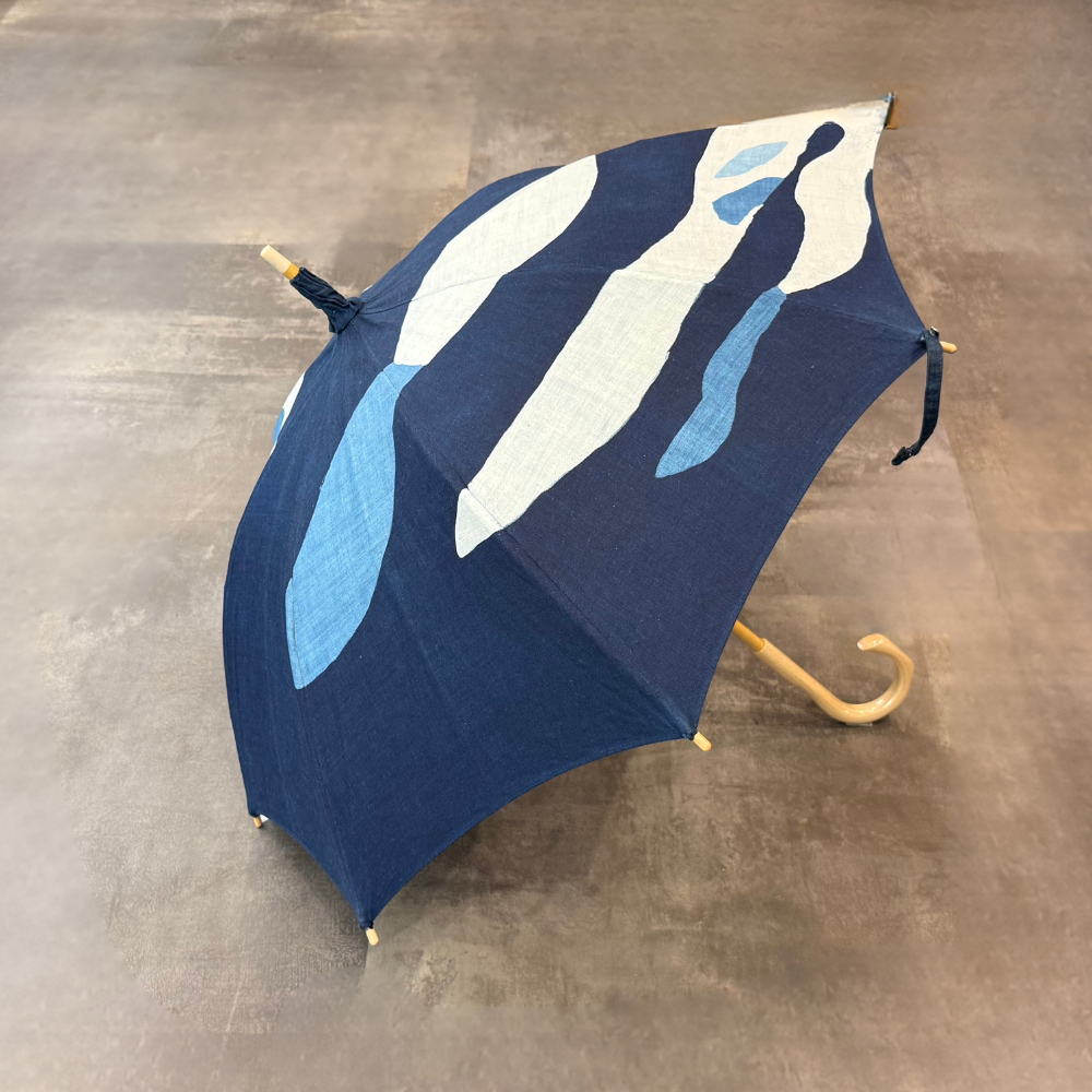 青藍工房 藍染日傘 臈纈染 | ギフトショップ Nihon Miyabi 通販サイト