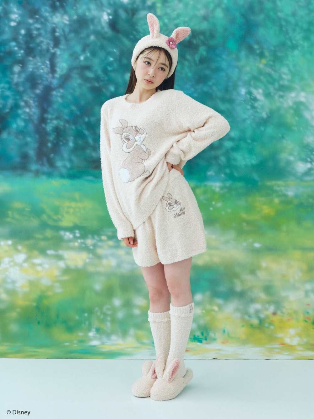 ディズニー「バンビ×スナイデル ホーム」ミス・バニー＆とんすけの