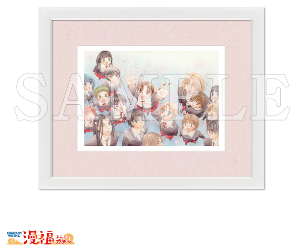 学園アリスガチャ」“ラプンツェル”をイメージした巻頭カラーの複製原画