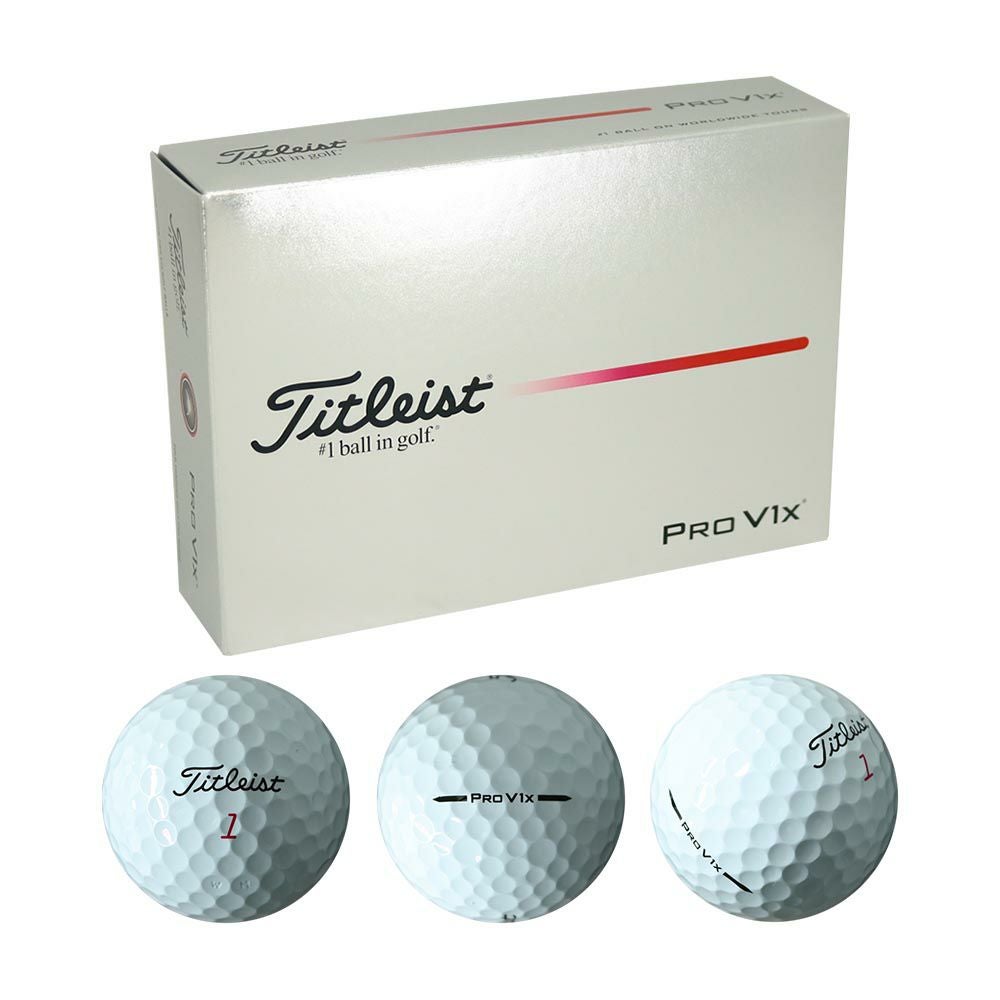 タイトリスト Titleist Pro V1x ボール （ローナンバー） ホワイト 1