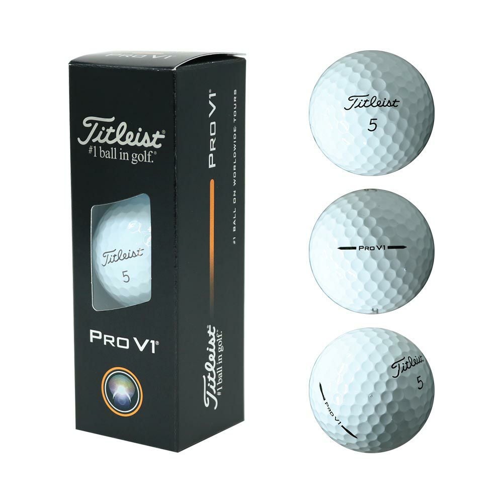 タイトリスト Titleist Pro V1 ボール （ローナンバー） ホワイト 1