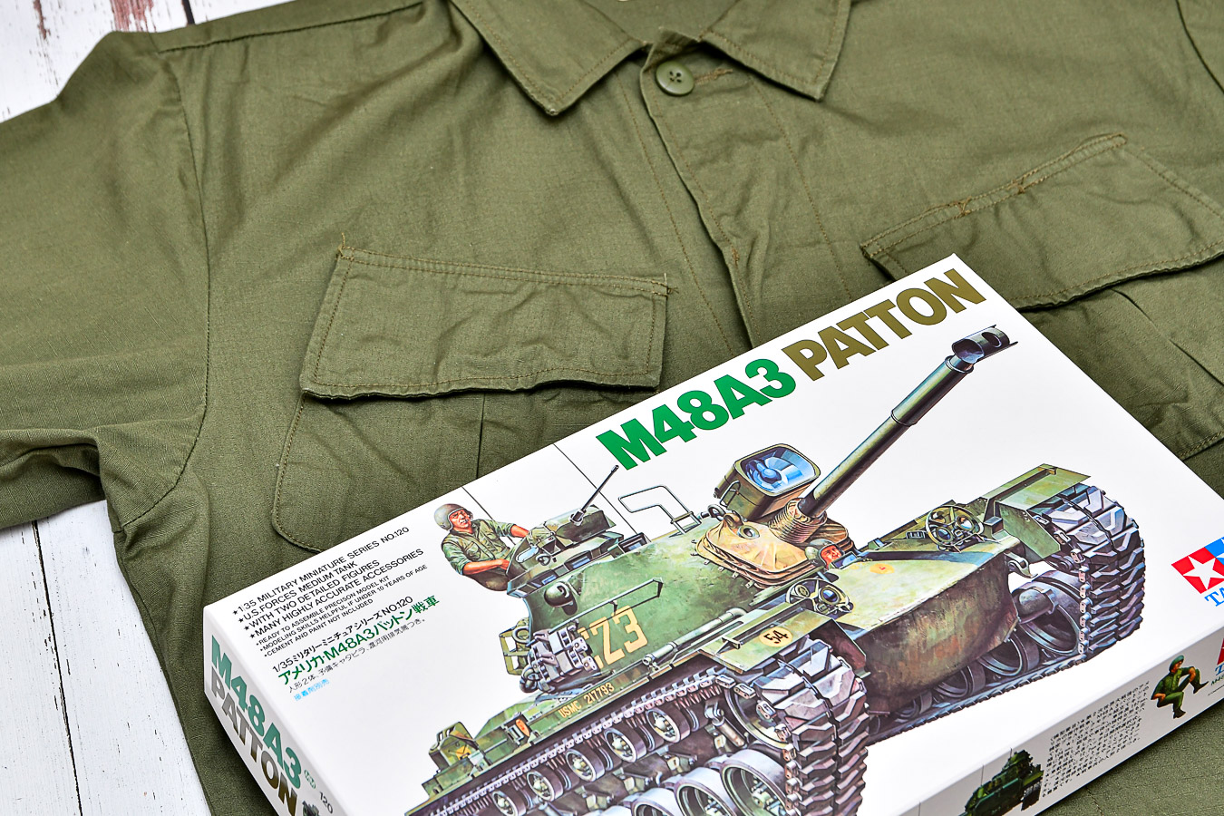 ジャングルファティーグが導くプラモの旅！ 「タミヤM48A3パットン」を