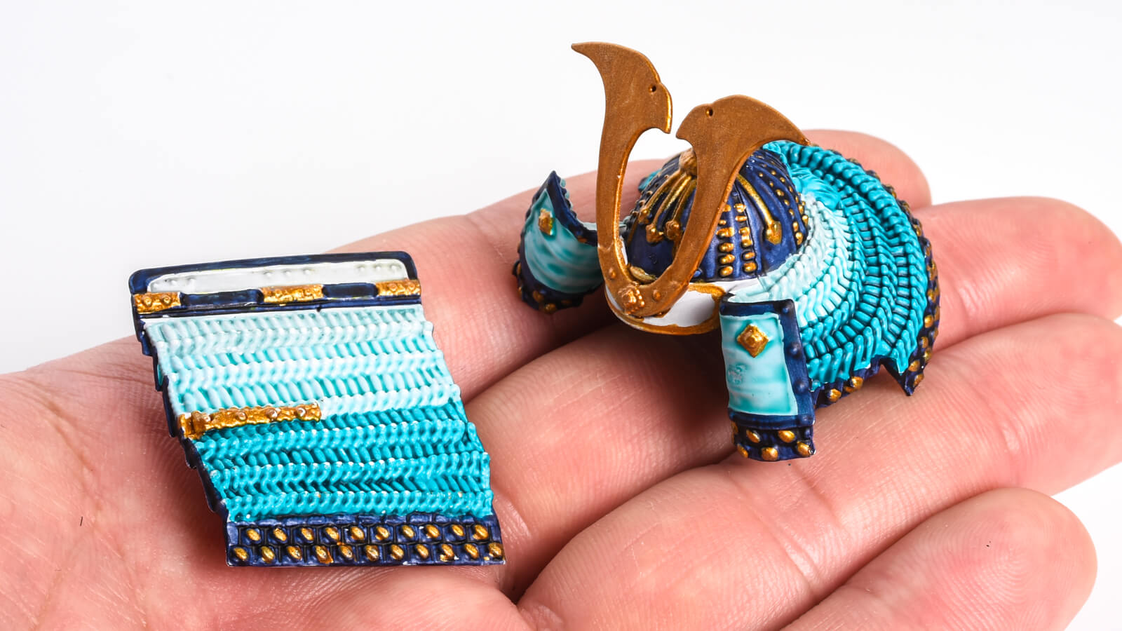 日本の色彩でプラモデルを塗ろう。シタデルカラーで彩る、藍染の