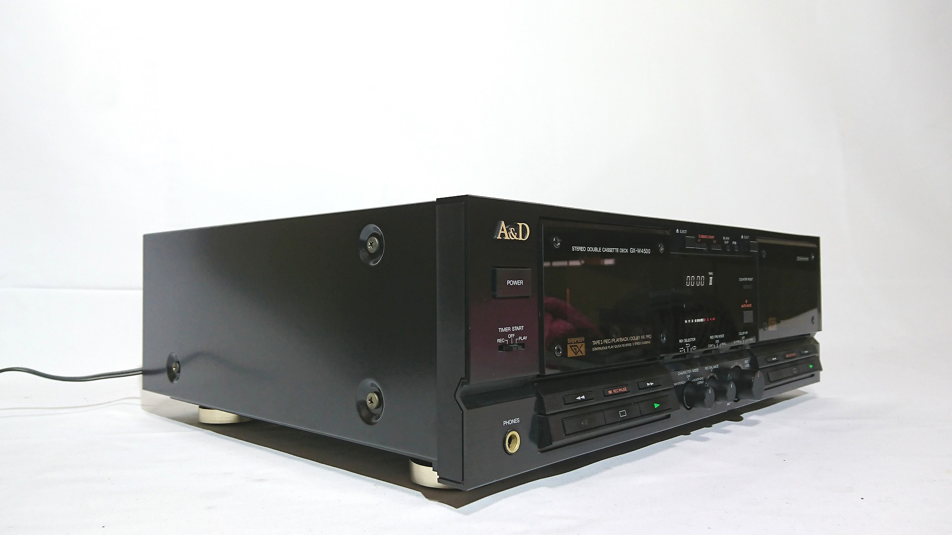 A&D GX-W4500◇数少ないGXヘッド搭載のWデッキの1台 | スーパー