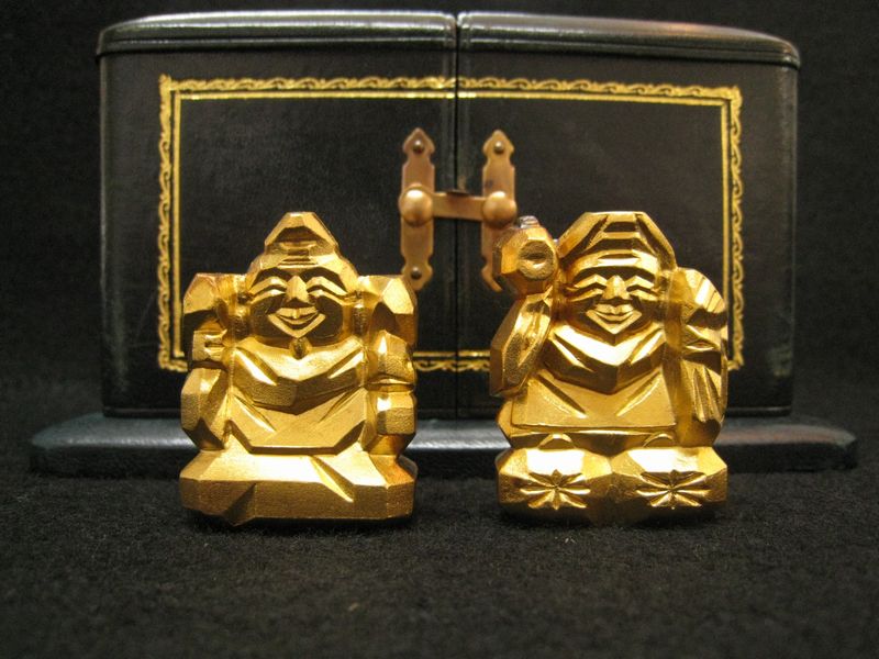 や*ん様 純金24K 恵比寿様 大黒様 神田 徳力 逸品 2柱 や*