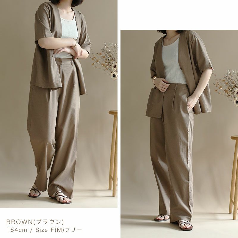 リネンノーカラージャケット | NOAHL(ノアル)公式通販